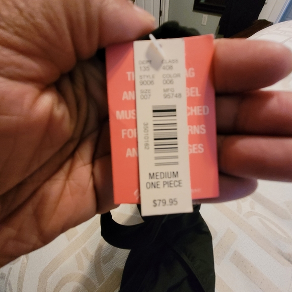 Uncommon sense one piece black swimsuit medium - Picture 5 of 5